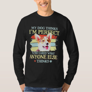 Camiseta Idea de Arte de Perro Corgi Grande Para Familia