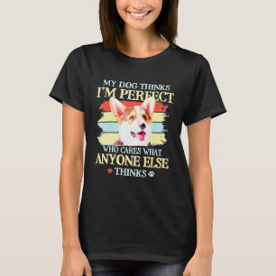 Camiseta Idea de Arte de Perro Corgi Grande Para Familia
