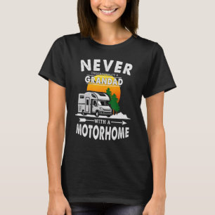 Camiseta Idea de autocaravana para el abuelo y propietario 