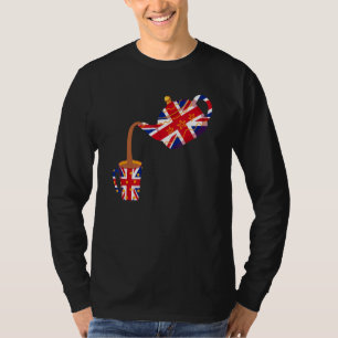 Camiseta Idea De Bandera De La Unión Para Niños Y Expatriad