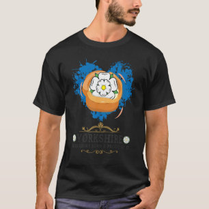 Camiseta Idea de bandera de rosa de Yorkshire para niños co