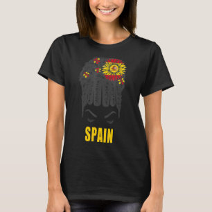 Camiseta Idea de Bandera Española Para Mujeres Y Niños Band