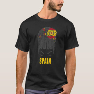 Camiseta Idea de Bandera Española Para Mujeres Y Niños Band