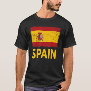 Camiseta Idea de Bandera Española Para Mujeres Y Niños Band