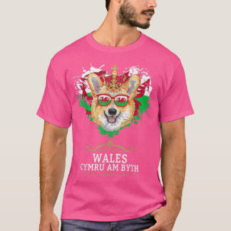 Camiseta Idea De Bandera Galesa Para Niños Y Galeses Con Ga