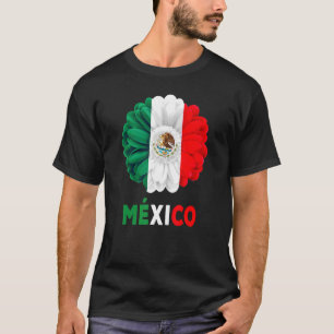 Camiseta Idea de Bandera Mexicana De Mexico Para Mujeres &