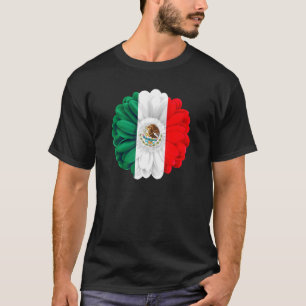 Camiseta Idea de Bandera Mexicana De Mexico Para Mujeres & 