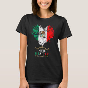 Camiseta Idea de Bandera Mexicana De Mexico Para Mujeres &