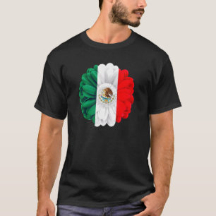 Camiseta Idea de Bandera Mexicana De Mexico Para Mujeres & 