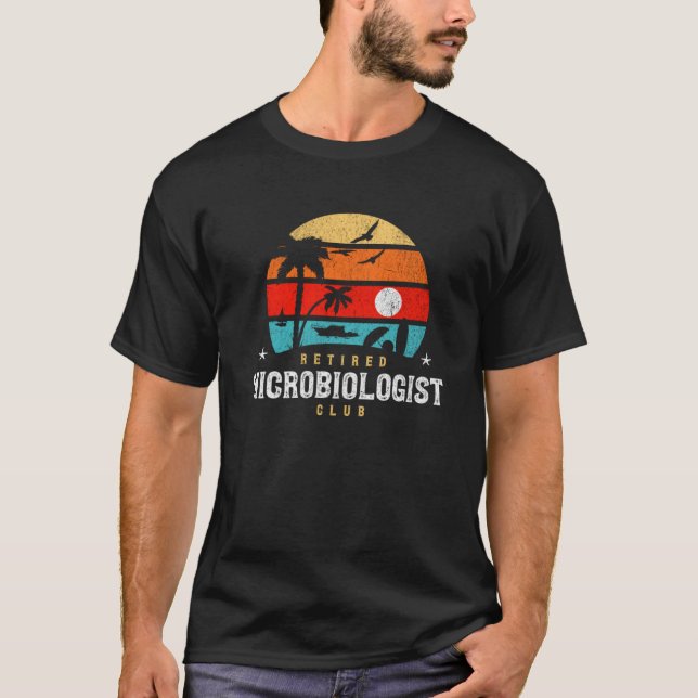Camiseta Idea de broma de jubilación con estilo retro Micro (Anverso)