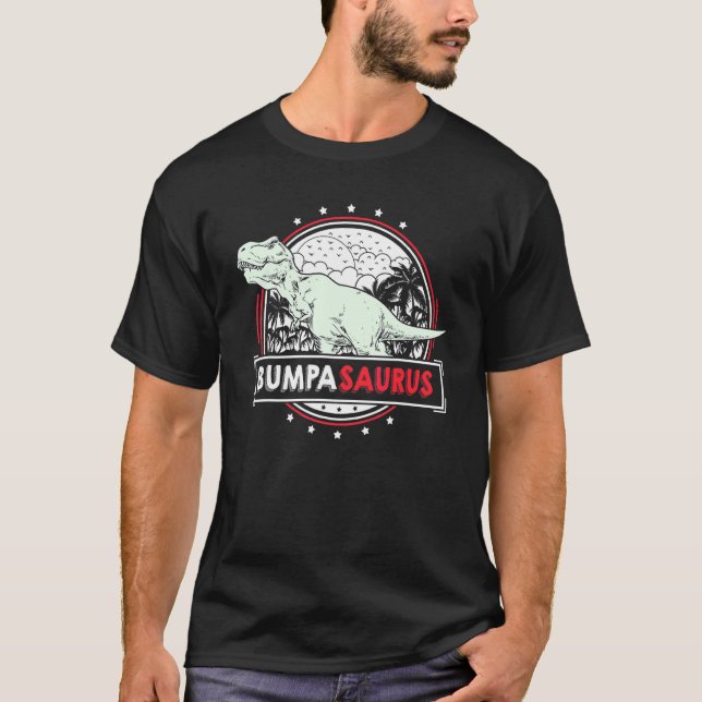 Camiseta Idea de Bumpa masculina de los nietos truco de bum (Anverso)