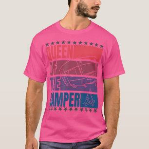 Camiseta Idea De Camping Retro Para Caminatas Rv - Reina De