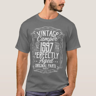 Camiseta Idea de cumpleaños 1997 Campista Scout Camping 199