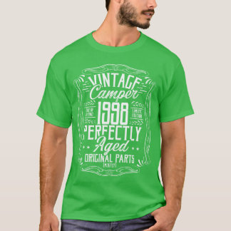 Camiseta Idea de cumpleaños 1998 Campista Scout Camping 199