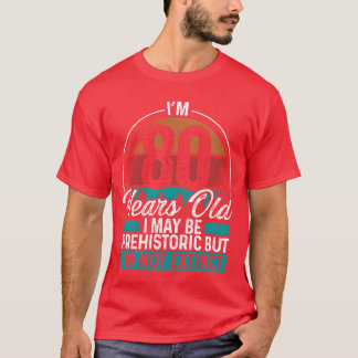 Camiseta Idea de cumpleaños 80 Hombres Cumpleaños Divertido
