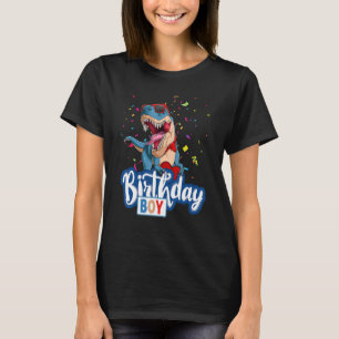 Camiseta Idea de cumpleaños de dinosaurio para niños y Dino