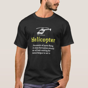 Camiseta Idea de definición del piloto de helicópteros en p