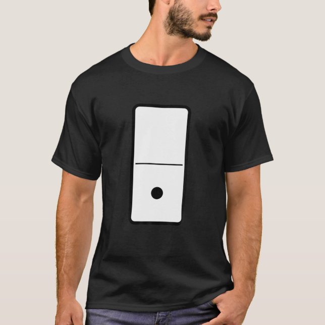 Camiseta Idea de disfraz de grupo coincidente Domino DIY Ha (Anverso)