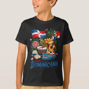 Camiseta idea de disfraz dominicano para niños república do