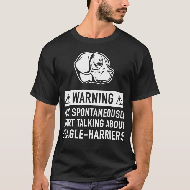 Camiseta Idea de dueña de perro Beagle-Harrier (Anverso)