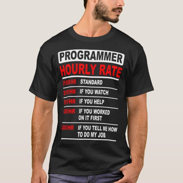 Camiseta Idea de Enfinador de Software de Calificación HORA (Anverso)