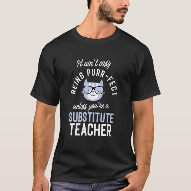Camiseta Idea de enseñanza divertida para profesores sustit (Anverso)