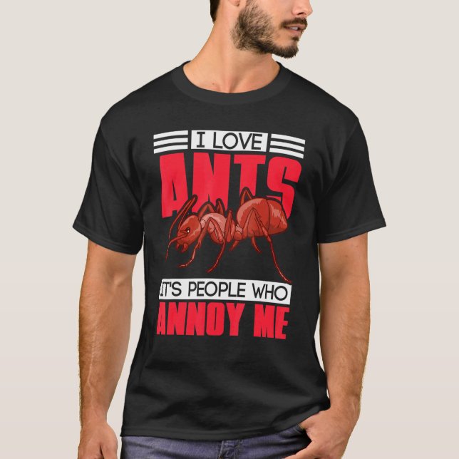 Camiseta Idea de entomología de insectos (Anverso)