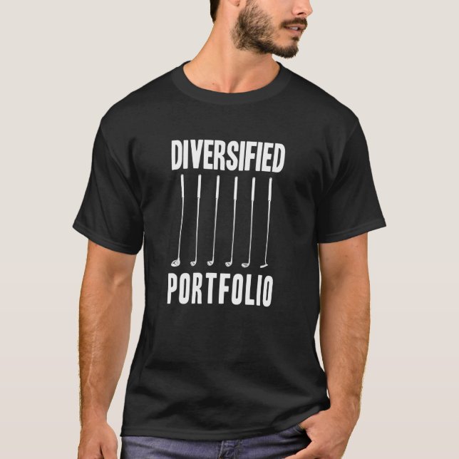 Camiseta Idea de golf de portafolios diversificados (Anverso)