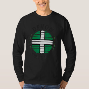 Camiseta Idea de la bandera de Devon para niños y país de D