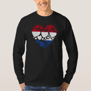 Camiseta Idea de la bandera de los Países Bajos para niños