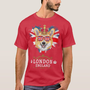 Camiseta Idea De Londres Para Niños Con Bandera Y Cor Union