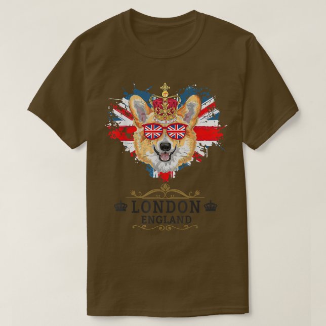 Camiseta Idea De Londres Para Niños Con Union Jack UK Flag  (Diseño del anverso)