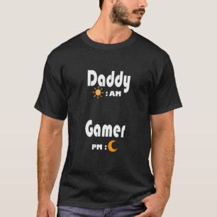 Camiseta Idea De Los Hombres Para Gamer Dads Daddy By Day G