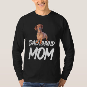 Camiseta Idea De Mamá Dachshund Para Cumpleaños O Navidades