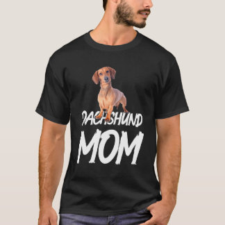 Camiseta Idea De Mamá Dachshund Para Cumpleaños O Navidades