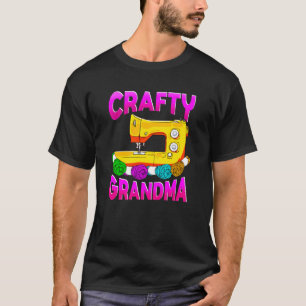 Camiseta Idea de máquina de coser para abuela artesanal