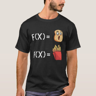 Camiseta Idea de matemáticas derivadas de la papa