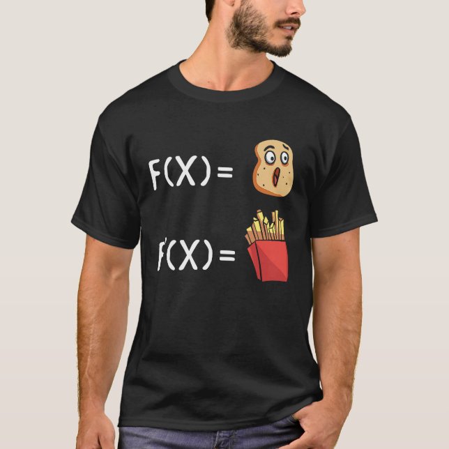 Camiseta Idea de matemáticas derivadas de la papa (Anverso)