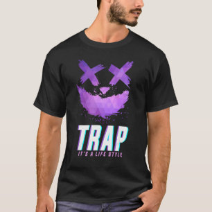 Camiseta Idea de música de trampa para mujeres y ropa de fi