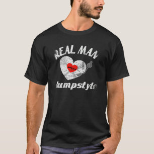 Camiseta Idea de música Jumpstyle de amor de hombre real DJ