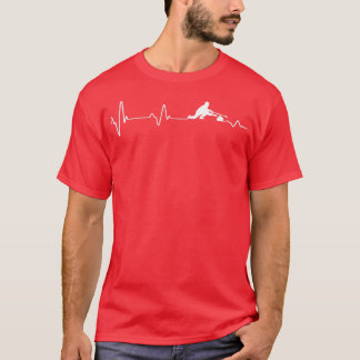 Camiseta Idea de Piedra de Piedra de Pulso Ekg Curtbeat