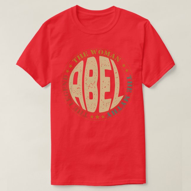 Camiseta Idea de regalo Abel (Diseño del anverso)