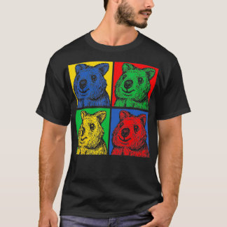 Camiseta Idea de regalo animal de Retro Australia Quokka