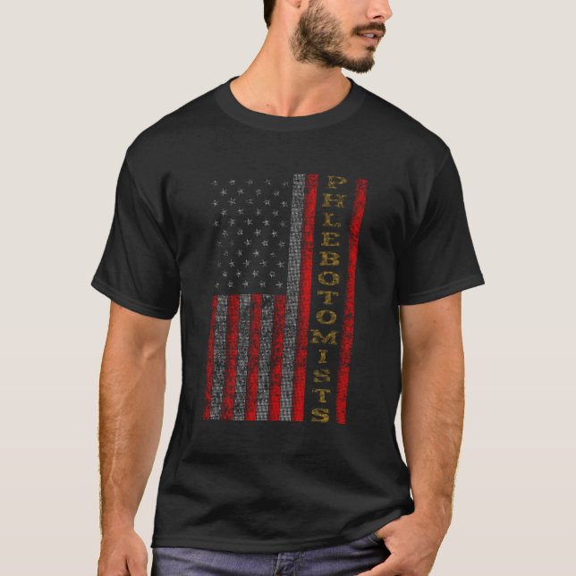 Camiseta Idea De Regalo De Bandera Estadounidense Por Parte (Anverso)
