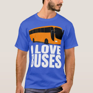 Camiseta idea de regalo de cumpleaños de chofer de bus
