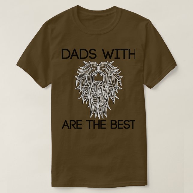 Camiseta idea de regalo de DADS with BEARDS (Diseño del anverso)