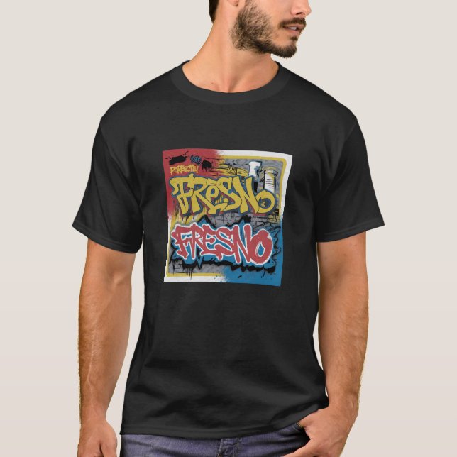 Camiseta Idea de regalo de Fresno California (Anverso)