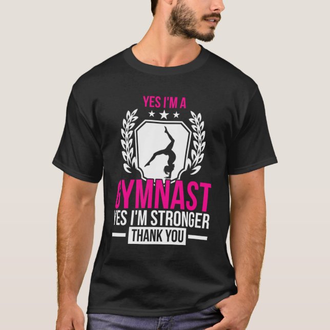 Camiseta Idea de regalo de gimnasta Atleta Cita Gimnasia (Anverso)