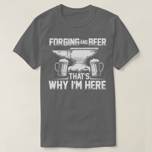Camiseta Idea de regalo de herrería herrero Anvil Forging T (Diseño del anverso)