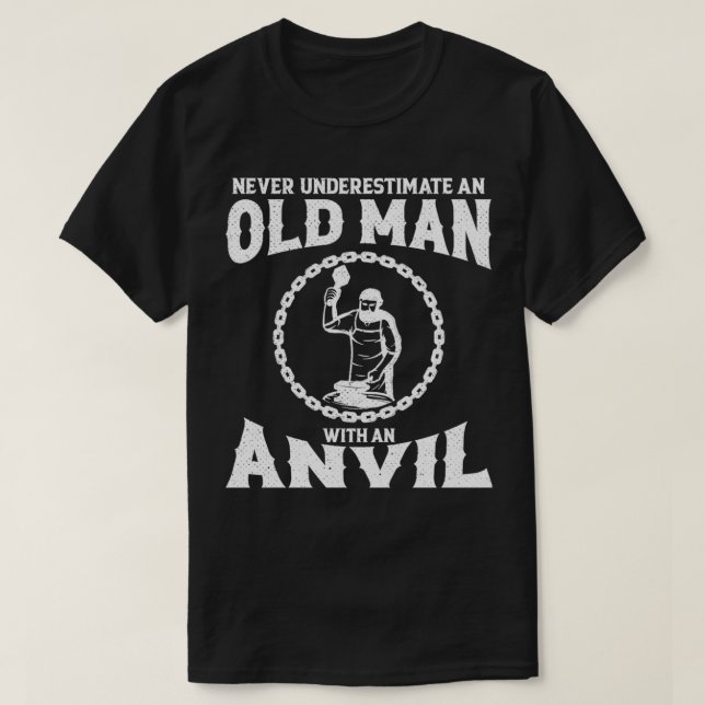 Camiseta Idea De Regalo De Herrería Para Hombres Herrero An (Diseño del anverso)